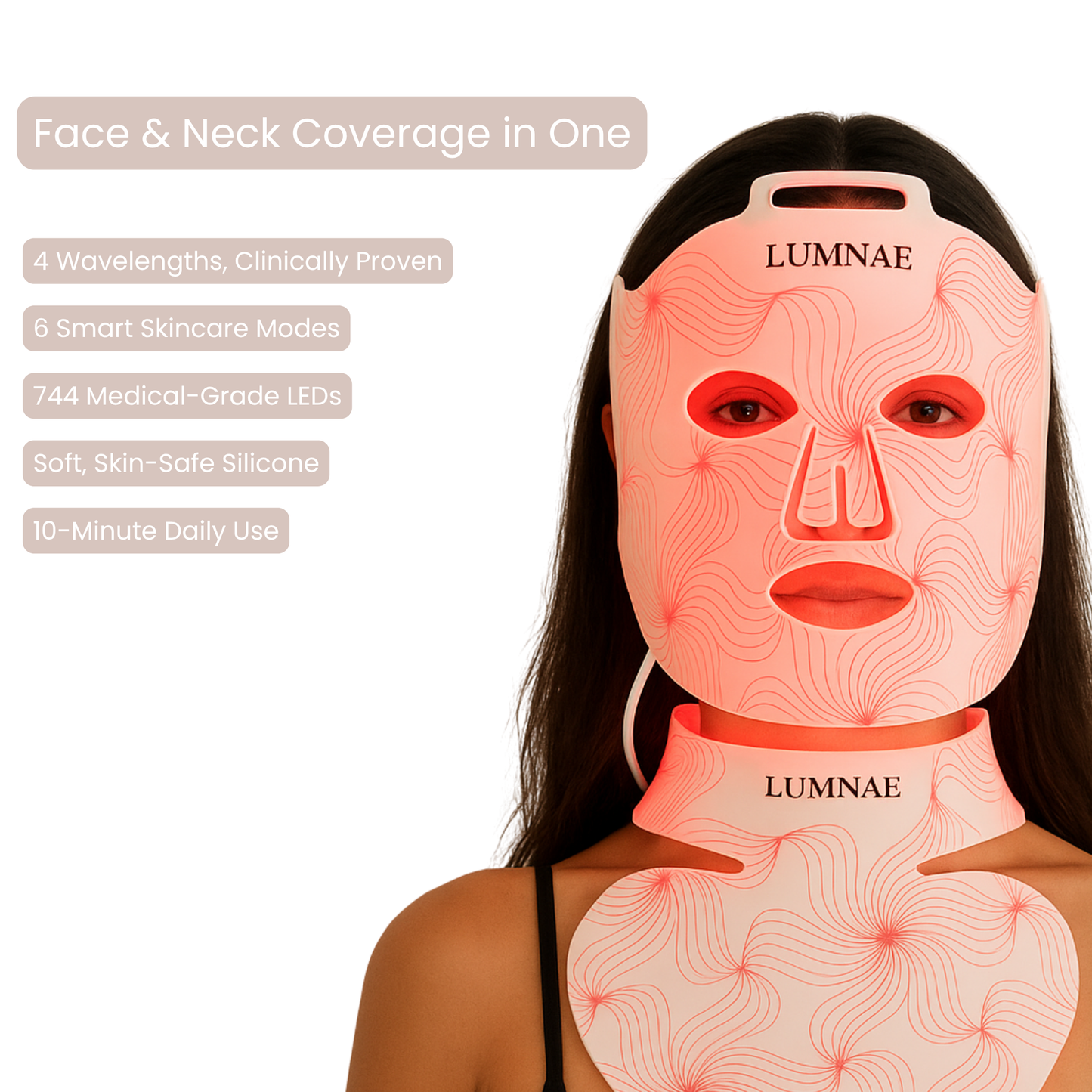 Lumnae™ Face & Neck LED Masks KIT - Lumnae