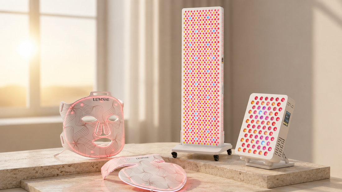 Best Red Light Therapy Panels 2026: ONE vs PLUS vs PRO | Lumnae