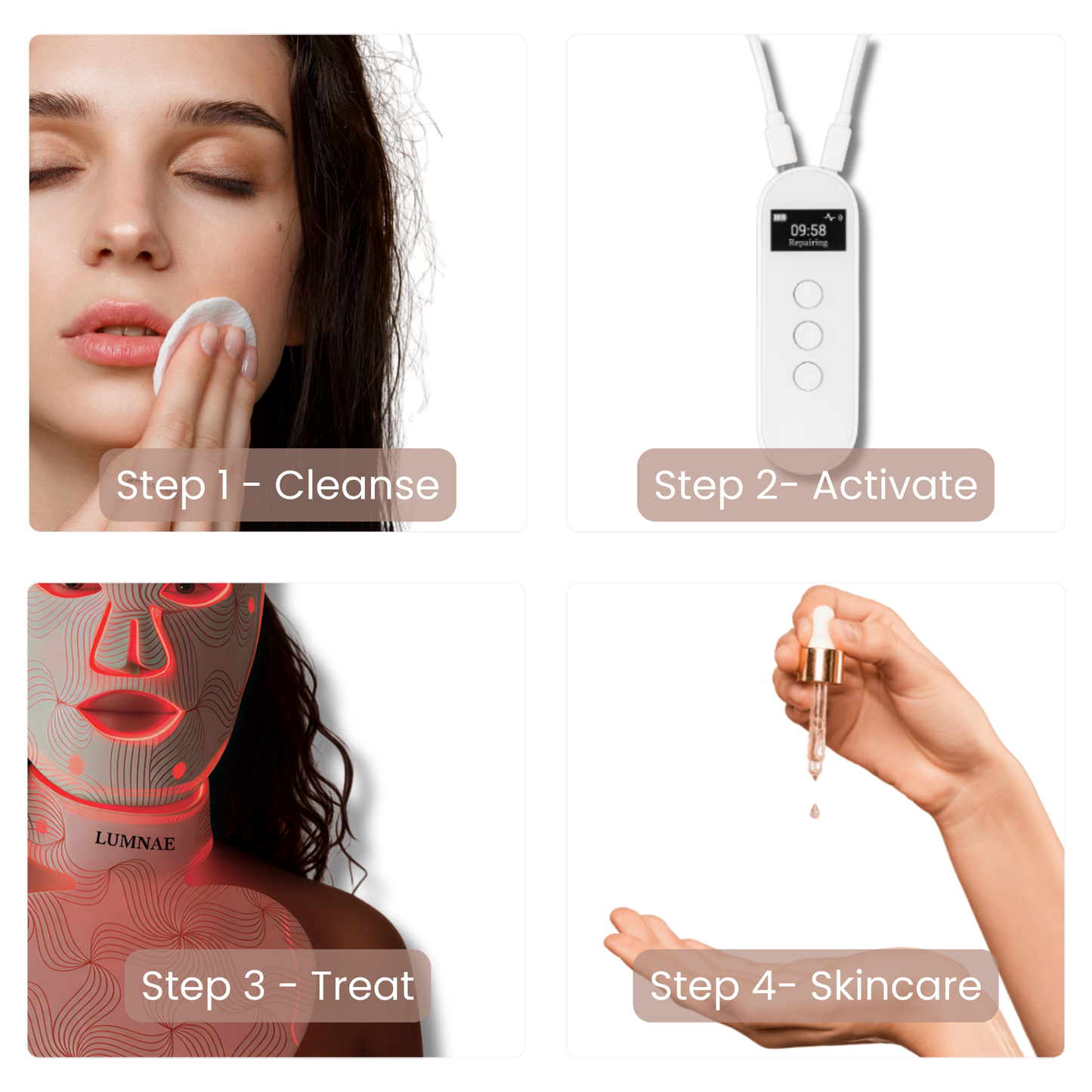 Lumnae™ Face & Neck LED Masks KIT